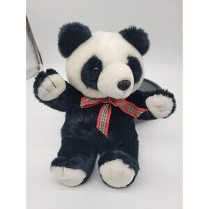 Vintage Pacific Panda Bear Plush Stuffed Animal Toy 12" Made In KOREA